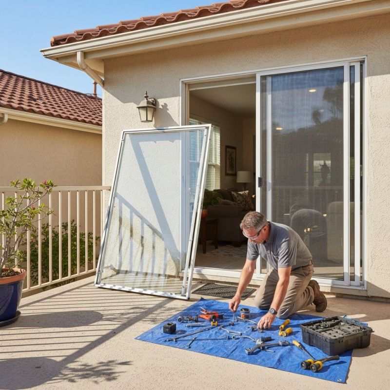 Local Sliding Door Installation pros at work